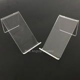 5pcs Clear Acrylic Phone Display Stand Easel Holder