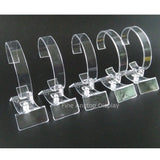 5pcs Clear Plastic Bracelet Watch Stand Holder Retail Display