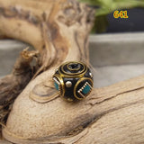 5pcs/lot Nepal Spacer Beads 12x13mm Ethnic Decoration Brass Charm