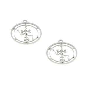 5pcs Demons Charm Satan Samael Sigil Stainless Steel Pendant 28x25mm
