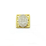 5pcs Double Plated Cross San Benito Charms for Jewelry Making