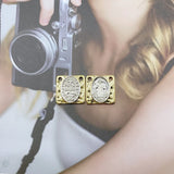 5pcs Double Plated Cross San Benito Charms for Jewelry Making