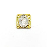 5pcs Double Plated Cross San Benito Charms for Jewelry Making
