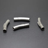 5pcs Matte Stainless Steel Clasp Leather Cord Clasps for Bracelet DIY Jewelry