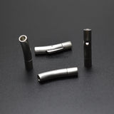5pcs Matte Stainless Steel Clasp Leather Cord Clasps for Bracelet DIY Jewelry