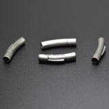 5pcs Matte Stainless Steel Clasp Leather Cord Clasps for Bracelet DIY Jewelry