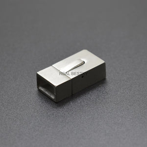 5pcs Matte Steel Stainless Steel Bayonet Clasp DIY Bracelet Snap Clasps