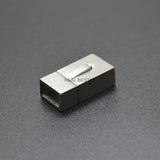 5pcs Matte Steel Stainless Steel Bayonet Clasp DIY Bracelet Snap Clasps