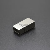 5pcs Matte Steel Stainless Steel Bayonet Clasp DIY Bracelet Snap Clasps