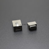 5pcs Matte Steel Stainless Steel Bayonet Clasp DIY Bracelet Snap Clasps