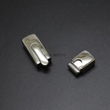 5pcs Stainless Steel Bayonet Clasps Bracelet Clasp DIY Accessories
