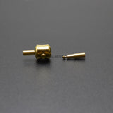 5pcs Stainless Steel Clasp Engrave Logo 2mm Hole for Bracelet DIY