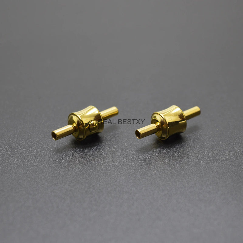 5pcs Stainless Steel Clasp Engrave Logo 2mm Hole for Bracelet DIY