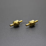 5pcs Stainless Steel Clasp Engrave Logo 2mm Hole for Bracelet DIY