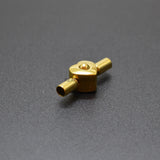 5pcs 316 Stainless Steel pushlock Heart Clasps For DIY Jewelry Making