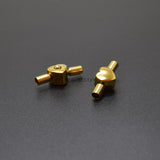 5pcs 316 Stainless Steel pushlock Heart Clasps For DIY Jewelry Making