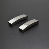 5pcs Stainless Steel Magnetic Clasps 8*3mm Logo Engraved DIY Bracelet Making