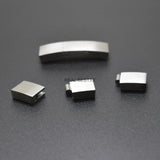 5pcs Stainless Steel Magnetic Clasps 8*3mm Logo Engraved DIY Bracelet Making