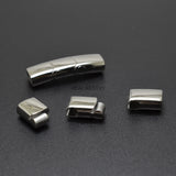 5pcs Stainless Steel Magnetic Clasp 8*4mm Logo Engraved DIY Jewelry Making