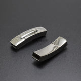 5pcs Stainless Steel Necklace Bracelet Ends Beads Clasp