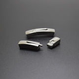 5pcs Stainless Steel Bayonet Clasp Push Lock Closure 8*5.5mm