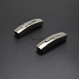 5pcs Stainless Steel Bayonet Clasp Push Lock Closure 8*5.5mm