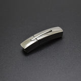 5pcs Stainless Steel Bayonet Clasp Push Lock Closure 8*5.5mm