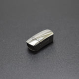 5pcs/lot Engrave Logo Hole 8*5mm Stainless Steel Magnetic Clasps