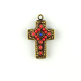 5pcs Nepal Style Bronze Tibetan Cross Charms Pendant DIY Jewelry Making