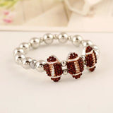 European Sport Competition Full Rhinestone Bracelet 5pcs/lot