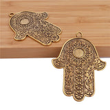 Bohemia Hand of Fatima Hamsa Pendant for Necklace DIY Jewelry 5pcs/lot