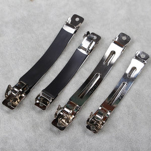 5pcs French Barrette Spring Hair Clips DIY Bow Hairpin Supplies