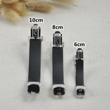 5pcs French Barrette Spring Hair Clips DIY Bow Hairpin Supplies