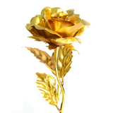5pcs Rose Flower Plated Gift for Marriage Showcase Counter Jewelry Display
