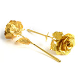 5pcs Rose Flower Plated Gift for Marriage Showcase Counter Jewelry Display