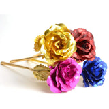 5pcs Rose Flower Plated Gift for Marriage Showcase Counter Jewelry Display