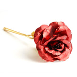 5pcs Rose Flower Plated Gift for Marriage Showcase Counter Jewelry Display