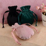 5pcs Gourd Velvet Bags 8x10cm/10x13cm/13x16cm Drawstring Pouches