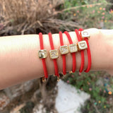 5pcs/lot Initials Letter Milan Rope Bracelet Set