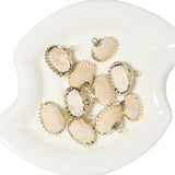 5pcs High Plated Cowrie Shells for Jewelry Making