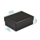 5pcs Rectangle Jewelry Boxes For Packaging Necklace Earrings Ring