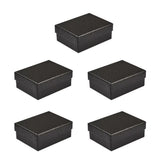 5pcs Rectangle Jewelry Boxes For Packaging Necklace Earrings Ring