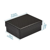 5pcs Rectangle Jewelry Boxes For Packaging Necklace Earrings Ring