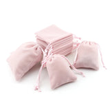 5pcs High Pink Velvet Bags 5x7 7x9 10x12cm Drawstring Gift Bag Jewelry Package