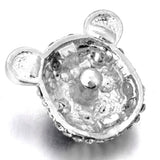 5pcs High Snap Button Jewelry Rhinestone Panda Fit DIY 18mm 20mm Snap Bracelet