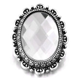 5pcs Rhinestone Flower Metal Snap Button 18mm 20mm DIY Snap Bracelet Bangle