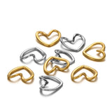 5pcs High Stainless Steel Charms Love Heart Pendant DIY Beads Bracelets