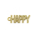 5pcs/lot Initial Words Charms For Jewelry Making
