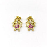 5pcs/lot CZ Kids Charms For Jewelry Making