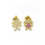 5pcs/lot CZ Kids Charms For Jewelry Making